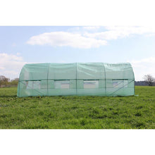Load image into Gallery viewer, Large 10 x 20 Ft Greenhouse Kit with Steel Frame and UV Protected Transparent Cover