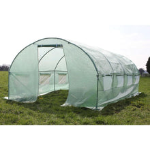 Load image into Gallery viewer, Large 10 x 20 Ft Greenhouse Kit with Steel Frame and UV Protected Transparent Cover