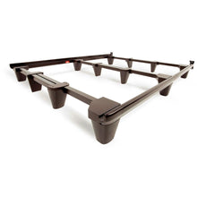 Load image into Gallery viewer, Heavy Duty Metal Bed Frame in Mahogany Finish Adjusts to Size Full Queen King and California King