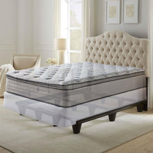 Load image into Gallery viewer, Heavy Duty Metal Bed Frame in Mahogany Finish Adjusts to Size Full Queen King and California King