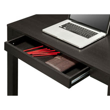 Load image into Gallery viewer, Compact Home Office Student Dorm Laptop Computer Desk Writing Table in Black Oak Finish