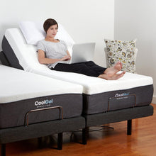 Load image into Gallery viewer, Queen size Adjustable Bed Base with Massage and Wireless Remote