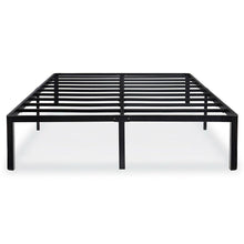 Load image into Gallery viewer, Queen size Modern Round Edge Black Metal Platform Bed Frame