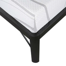 Load image into Gallery viewer, Queen size Modern Round Edge Black Metal Platform Bed Frame