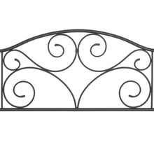 Load image into Gallery viewer, Queen Complete Metal Bed Frame with Wood Post Headboard and Footboard in Matte Black Finish