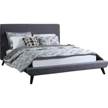Load image into Gallery viewer, Queen size Grey Modern Classic Mid-Century Style Upholstered Platform Bed