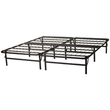 Load image into Gallery viewer, Queen size High Rise Folding Metal Platform Bed Frame and Box Spring