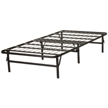 Load image into Gallery viewer, Queen size High Rise Folding Metal Platform Bed Frame and Box Spring