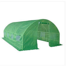 Load image into Gallery viewer, Greenhouse Kit 10 x 20 Ft with Heavy Duty Steel Frame and Green PE Cover