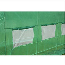 Load image into Gallery viewer, Greenhouse Kit 10 x 20 Ft with Heavy Duty Steel Frame and Green PE Cover