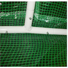 Load image into Gallery viewer, Greenhouse Kit 10 x 20 Ft with Heavy Duty Steel Frame and Green PE Cover