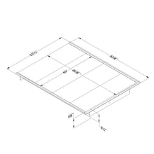 Load image into Gallery viewer, Queen size Platform Bed Frame in Modern Black Wood Finish