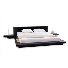 Load image into Gallery viewer, Queen Modern Platform Bed w- Headboard and 2 Nightstands in Espresso