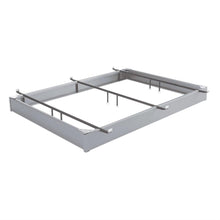 Load image into Gallery viewer, Queen size Heavy Duty Hospitality Bed Base Hotel Style Bed Frame in Matte Metal Finish