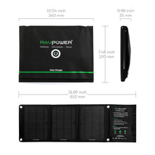 Load image into Gallery viewer, 15-Watt Portable Folding Solar Panel Battery Charger for Phones Tables USB