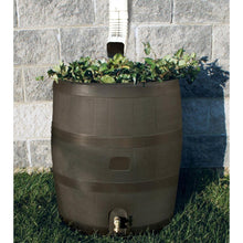 Load image into Gallery viewer, Round Rain Barrel with Built in Planter - 35 Gallon Capacity