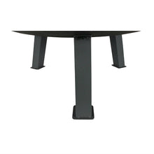 Load image into Gallery viewer, Large 30-inch Cast Iron Fire Pit Bowl with Sturdy Steel Legs