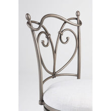 Load image into Gallery viewer, Curved Wire Metal 30-inch Barstool with Soft Upholstered Swivel Seat