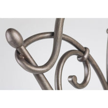 Load image into Gallery viewer, Curved Wire Metal 30-inch Barstool with Soft Upholstered Swivel Seat
