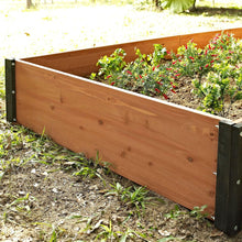 Load image into Gallery viewer, Solid Wood 3-Ft x 3-Ft Raised Garden Bed Planter Box - 12-inch High