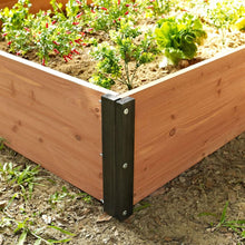 Load image into Gallery viewer, Solid Wood 3-Ft x 3-Ft Raised Garden Bed Planter Box - 12-inch High