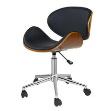 Load image into Gallery viewer, Black Mid-Century Modern Classic Mid-Back Office Chair