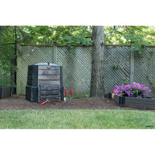 Load image into Gallery viewer, Black Plastic Compost Bin Composter for Home Garden Composting - 94 Gallon