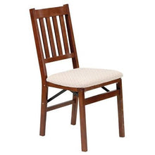 Load image into Gallery viewer, Set of 2 - Folding Dining Chair with Upholstered Seat