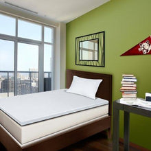 Load image into Gallery viewer, Twin XL size 2-inch Thick Memory Foam Mattress Topper
