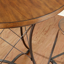 Load image into Gallery viewer, Round 36-inch Counter Height Kitchen Dining Table