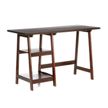 Load image into Gallery viewer, Espresso Finish Wood Home Office Laptop Computer Desk