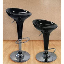 Load image into Gallery viewer, Set of 2 Ice Cream Scoop Style Barstools in Black