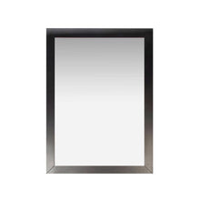 Load image into Gallery viewer, Modern 22-inch x 30-inch Bathroom Vanity Wall Mirror with Black Wood Frame