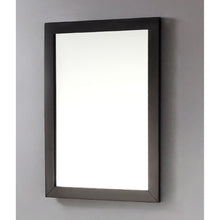 Load image into Gallery viewer, Modern 22-inch x 30-inch Bathroom Vanity Wall Mirror with Black Wood Frame
