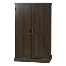 Load image into Gallery viewer, Medium Cherry Wood Finish Computer Armoire