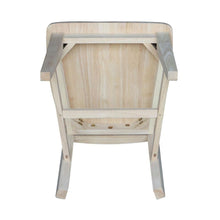Load image into Gallery viewer, Set of 2 - Mission Style Unfinished Wood Dining Chair with High Back
