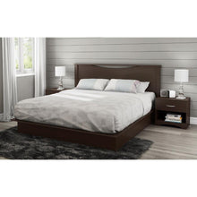 Load image into Gallery viewer, King size European Inspired Headboard in Chocolate Finish