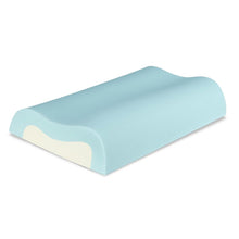 Load image into Gallery viewer, Side and Black Sleeper Cool Contour Memory Foam Pillow - Made in USA