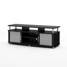 Load image into Gallery viewer, Eco-Friendly TV Stand in Black Finish - Contemporary Style