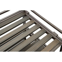 Load image into Gallery viewer, Classic Stackable Folding Utility Shoe Rack in Mocha Finish