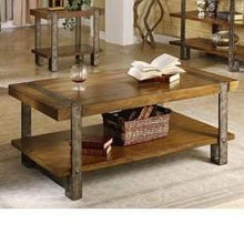 Load image into Gallery viewer, Contemporary Modern Classic Coffee Table in Worn Oak Finish