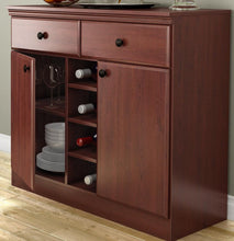 Load image into Gallery viewer, Dining Room Buffet Sideboard Console Table in Cherry Wood Finish