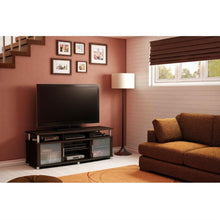 Load image into Gallery viewer, Contemporary TV Stand  in Dark Brown Chocolate Finish