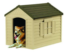 Load image into Gallery viewer, Medium Size Outdoor Resin Construction Snap Together Dog House