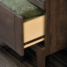 Load image into Gallery viewer, Bedroom Storage Armoire Wardrobe Cabinet in Dark Brown Oak Finish