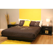 Load image into Gallery viewer, Full size Contemporary Platform Bed in Black Finish