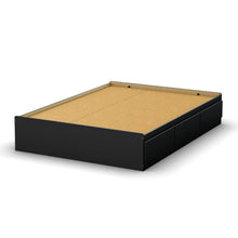 Load image into Gallery viewer, Full size Modern Platform Bed with 3 Storage Drawers in Black