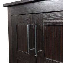 Load image into Gallery viewer, Complete Modern Bathroom Vanity Set with Dark Brown Cabinet Brown Glass Sink Top and Faucet