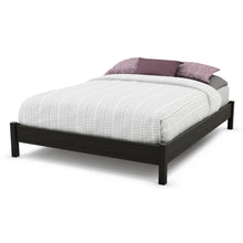 Load image into Gallery viewer, Queen size Modern Platform Bed Frame in Black Ebony Finish