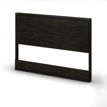 Load image into Gallery viewer, Queen size Contemporary Headboard in Ebony Wood Finish